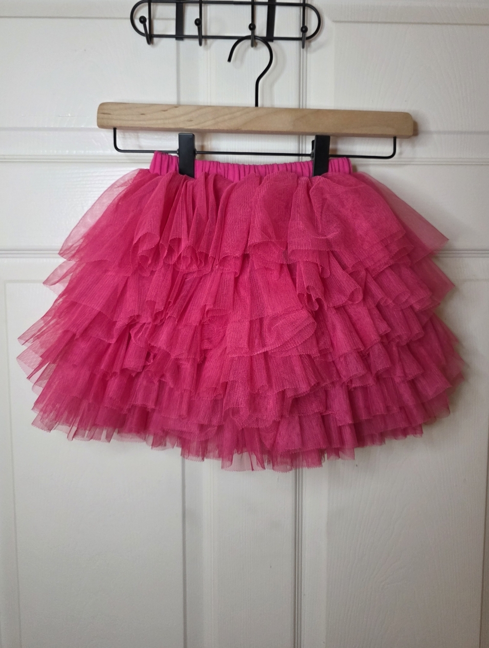Tutu Skirt Red Layered Tulle Skirt 8-10 year old Girls